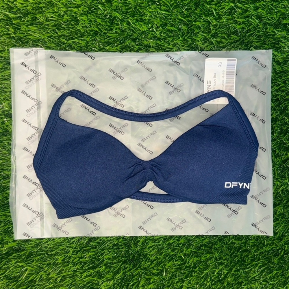 Dfyne impact strappy bra ink extra small